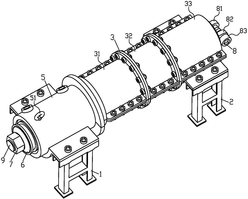 Detachable bolt anchoring characteristic test bench