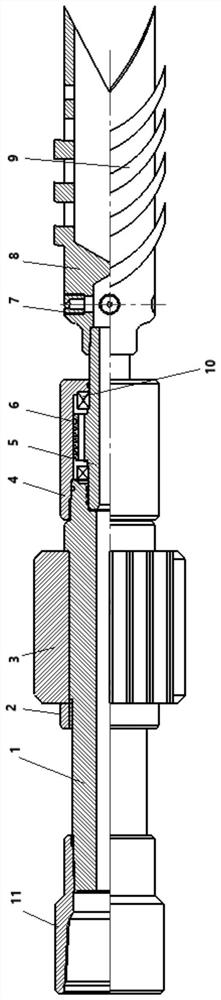 Sand washing pen point for horizontal well