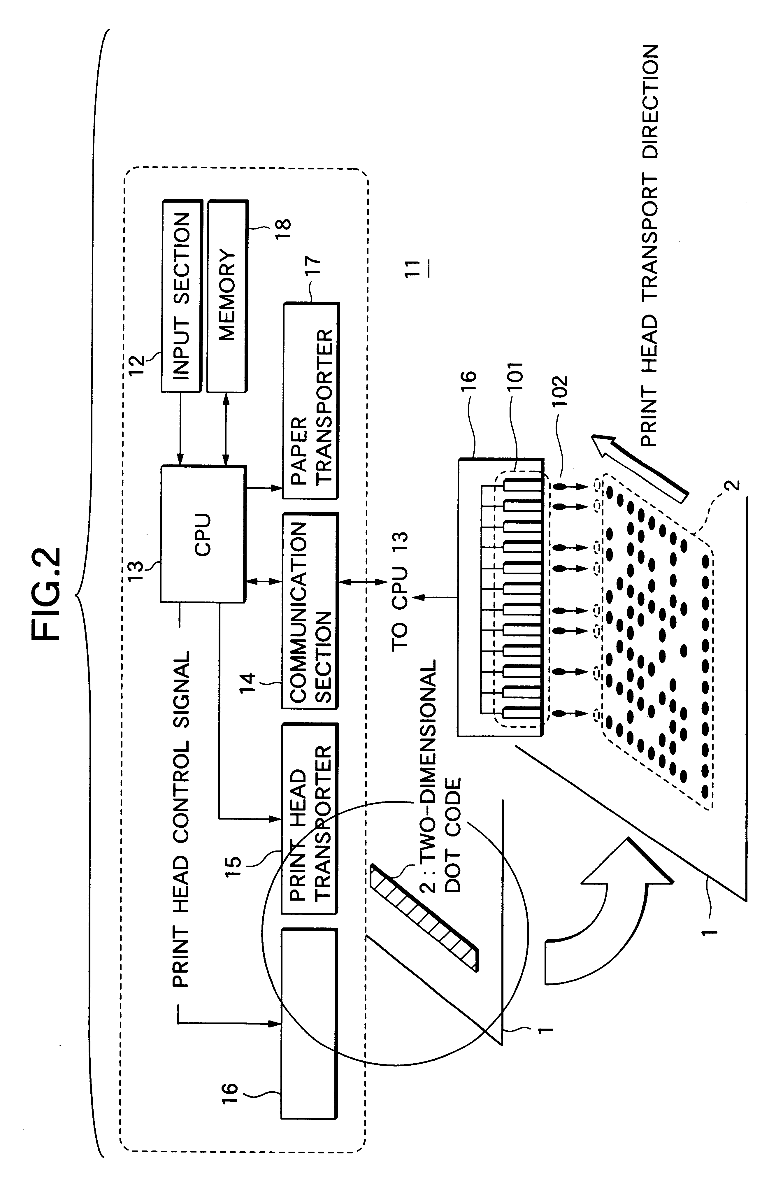Two-dimensional dot code and reader thereof