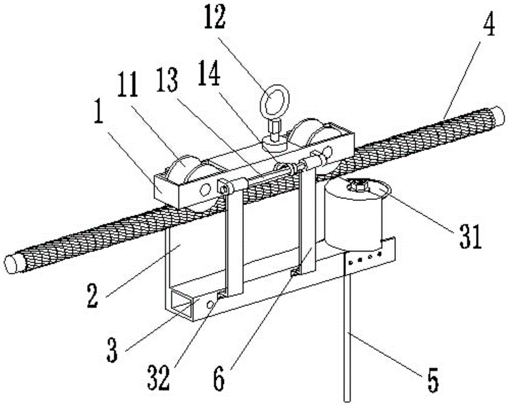 Intelligent obstacle removing pulley for single-wire foreign matters