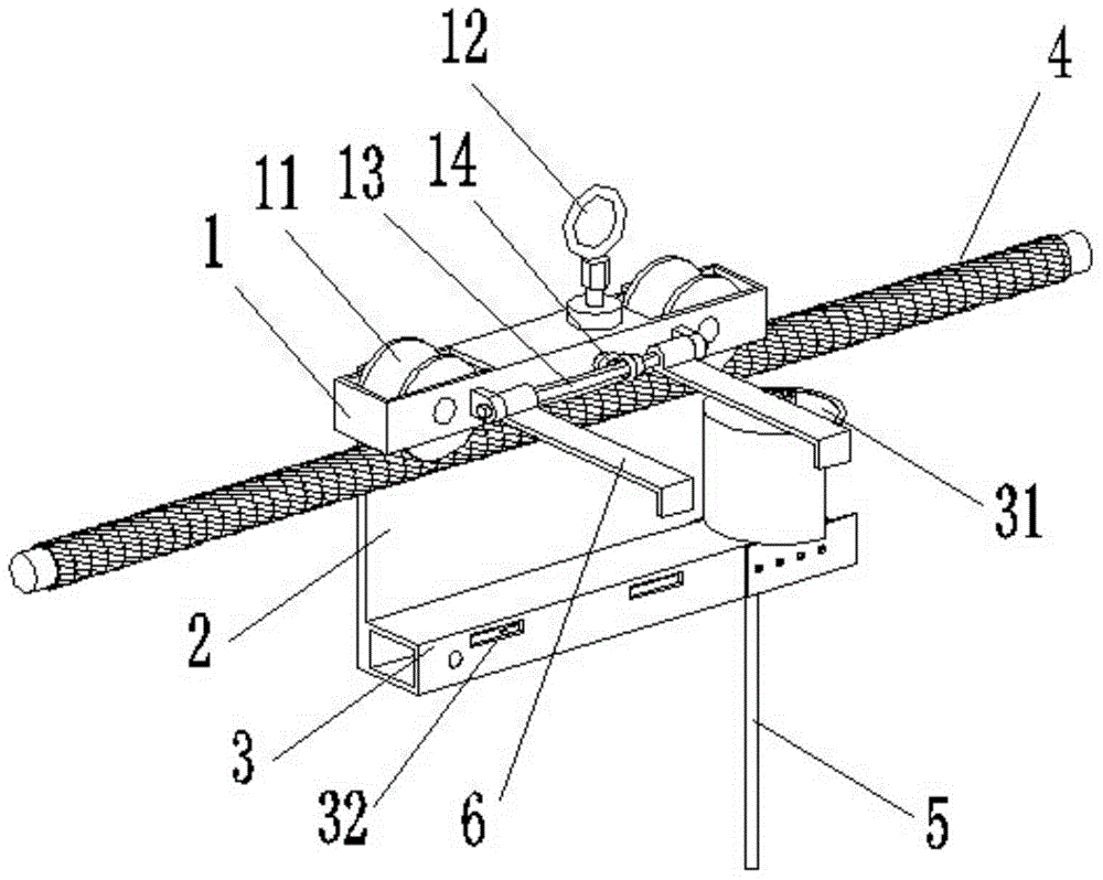 Intelligent obstacle removing pulley for single-wire foreign matters