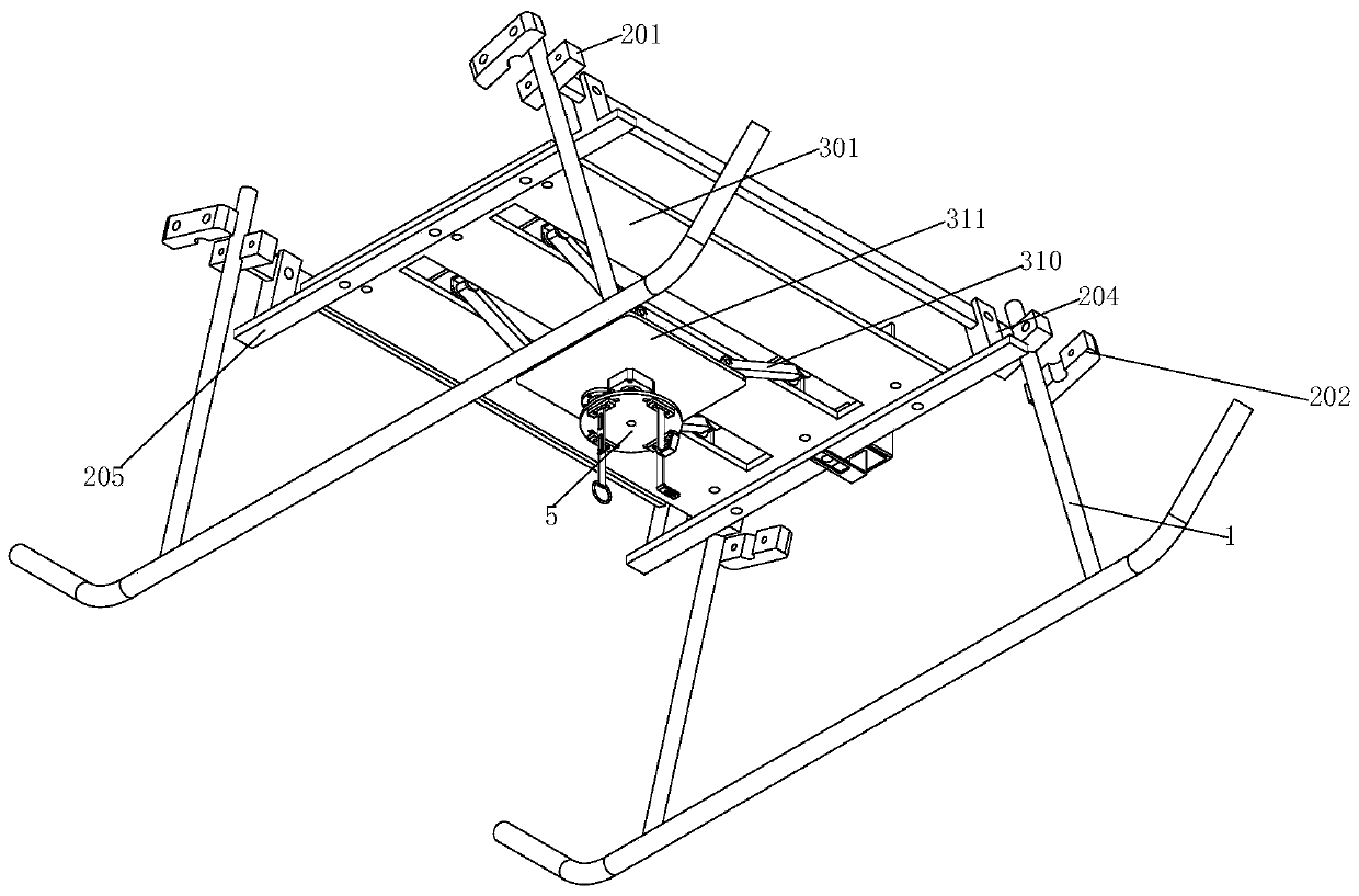 Agricultural unmanned aerial vehicle mounting device