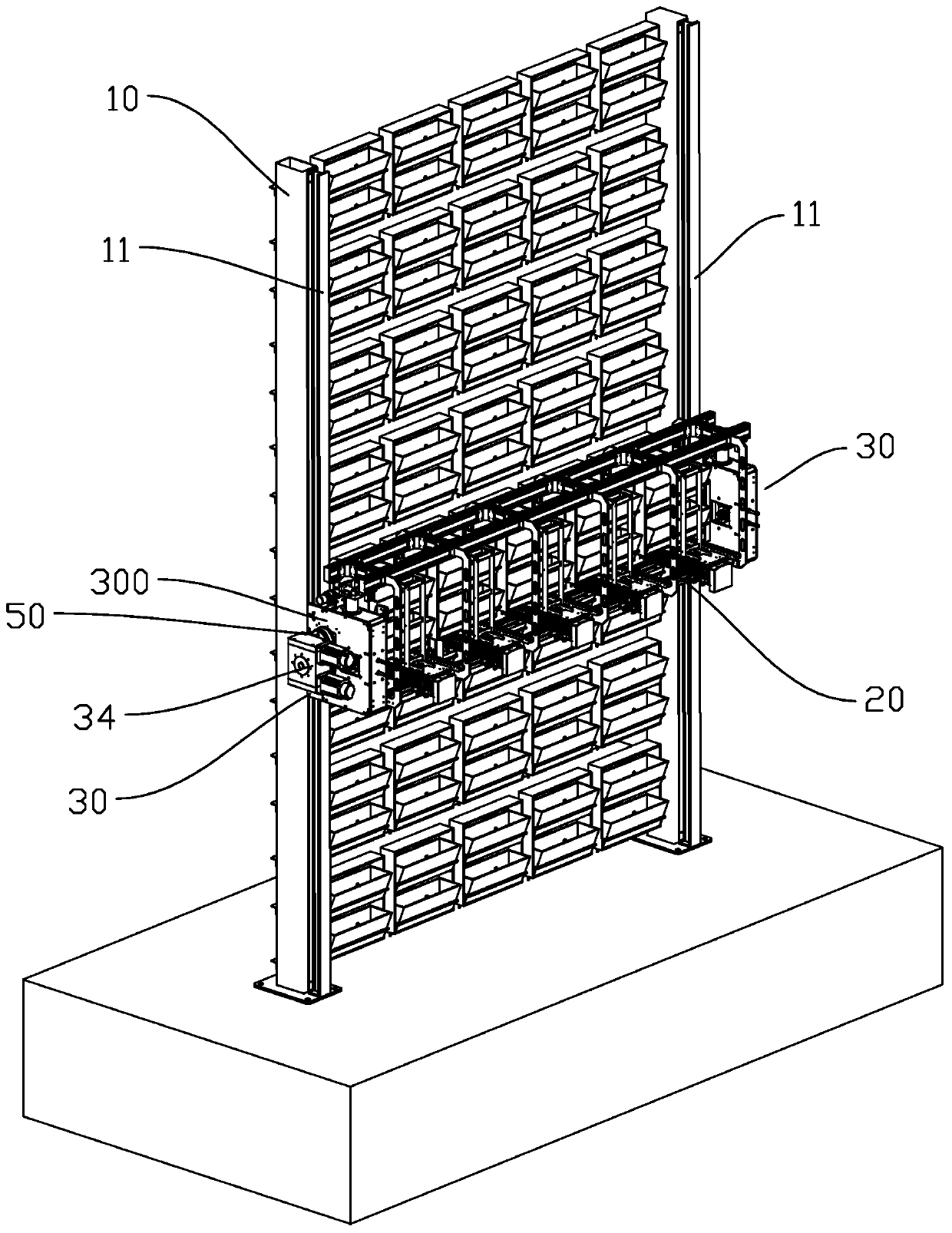 Anti-tilt vertical guide rail climbing robot