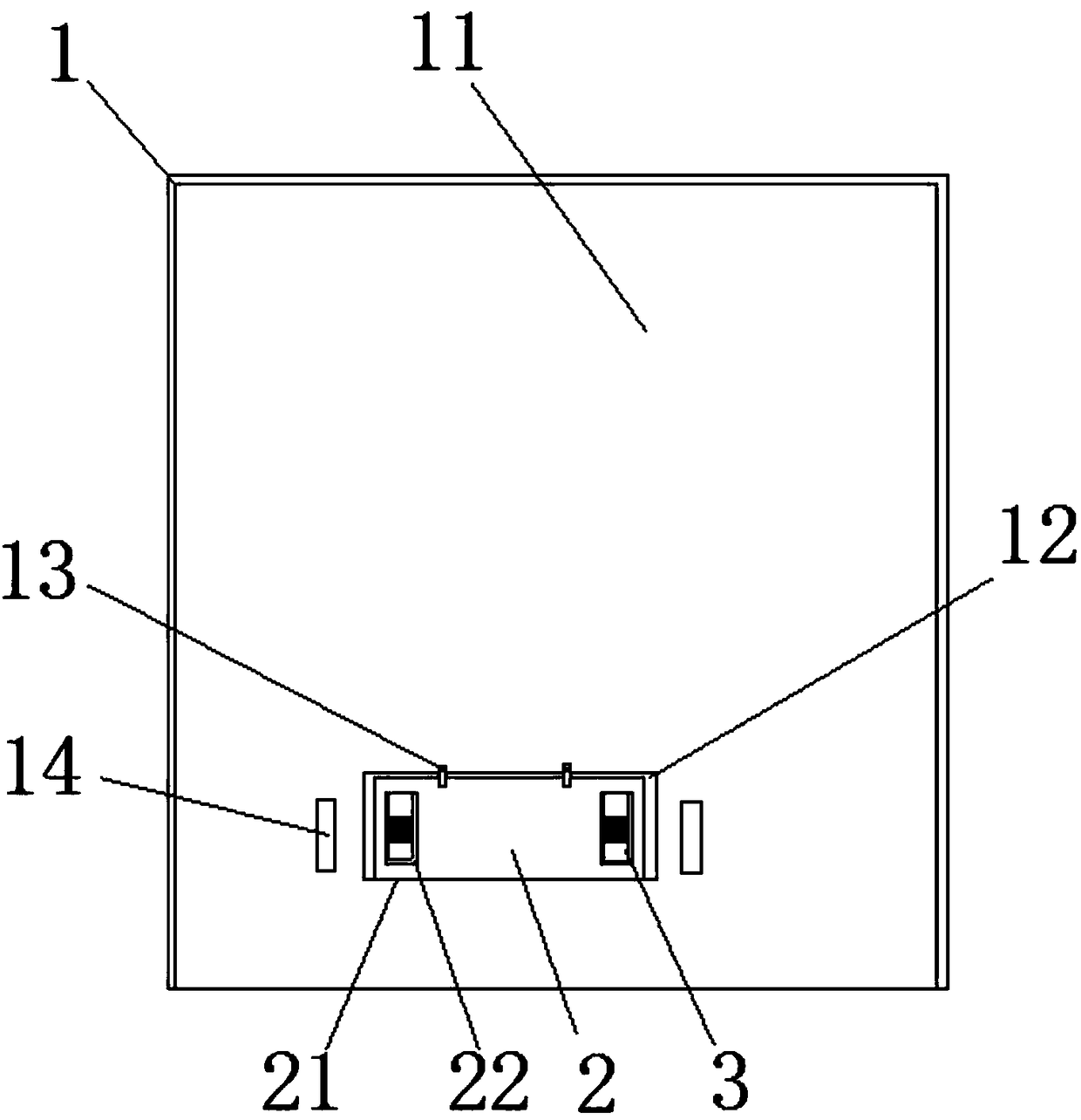 Spatially changeable lift car