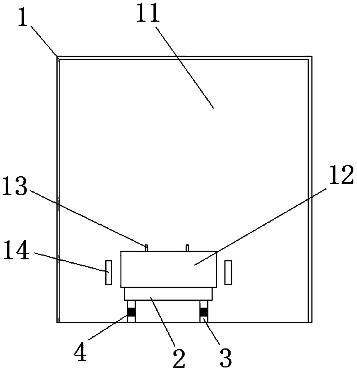 Spatially changeable lift car