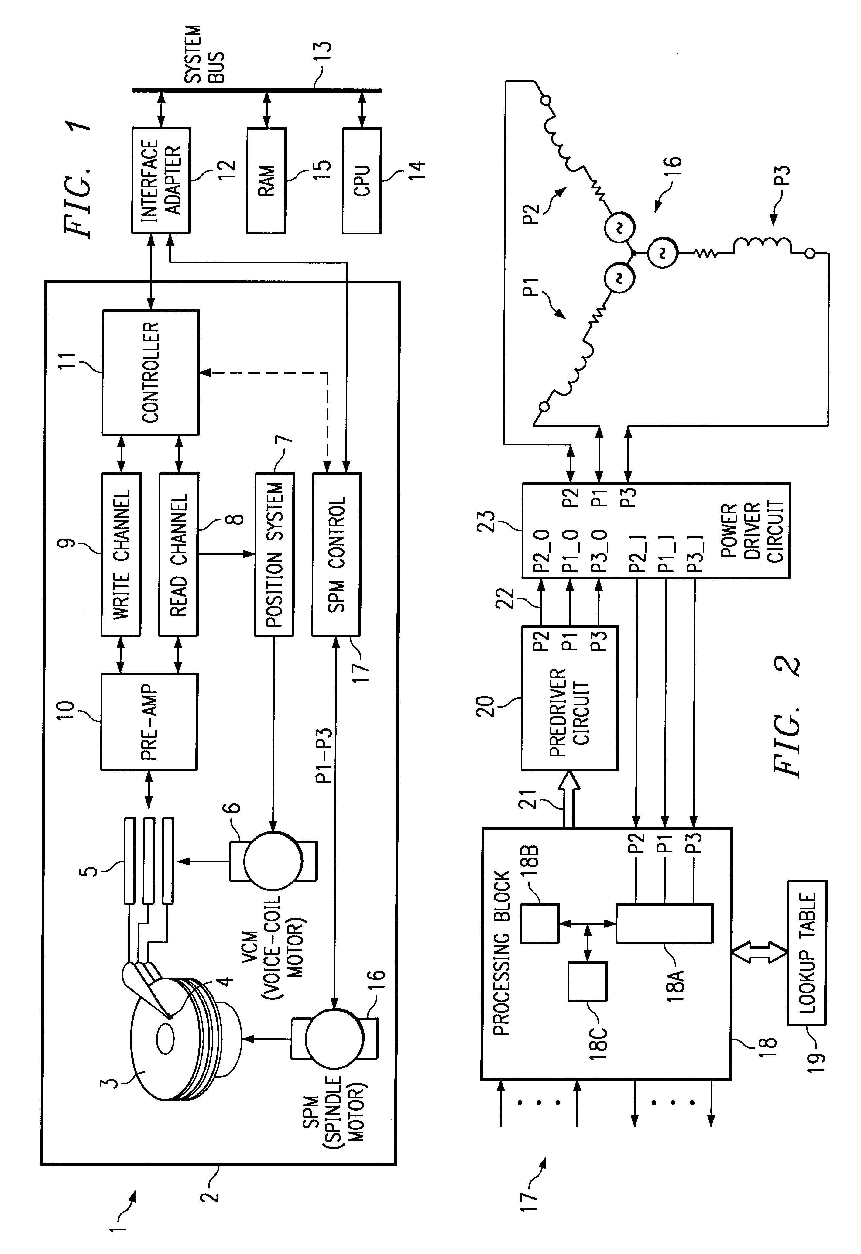 Method and apparatus for spinning a multiphase motor for a disk drive system from an inactive state