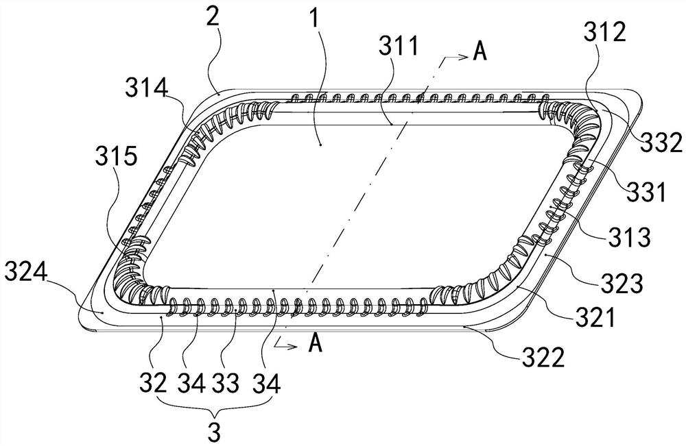 Novel vibrating diaphragm