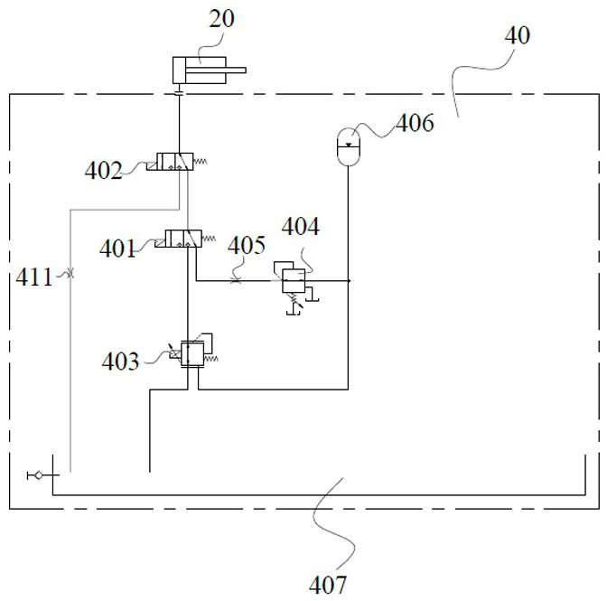 Hydraulic brake unit and brake system of railway vehicle