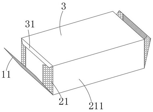 Multifunctional corrugated packaging color box convenient to assemble