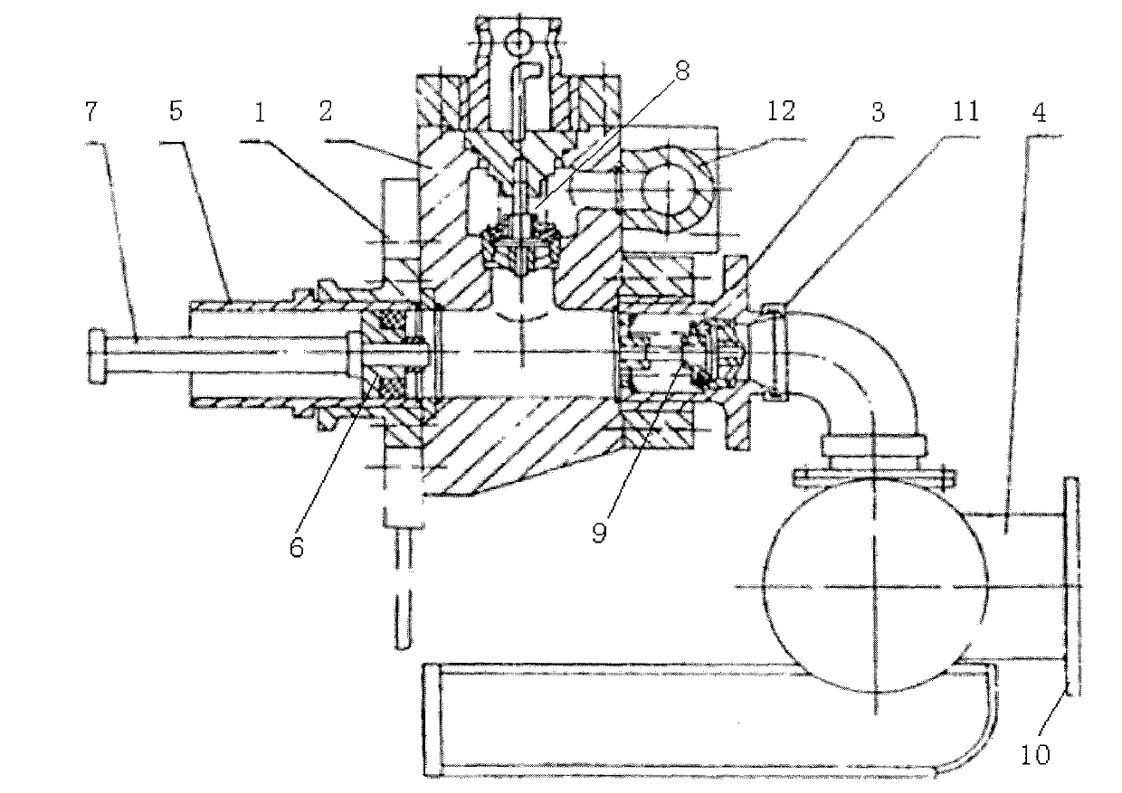 Pressurization method based on drilling pump provided with T-shaped pump head