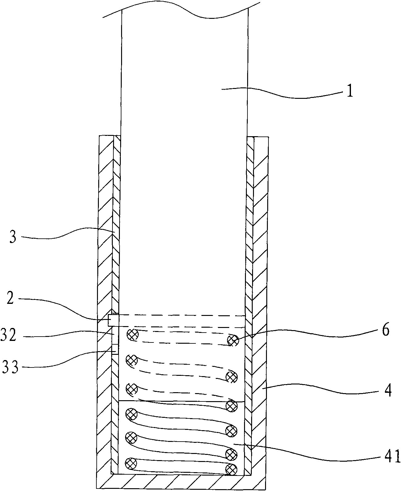 Easily-disassembled structure of umbrella handle