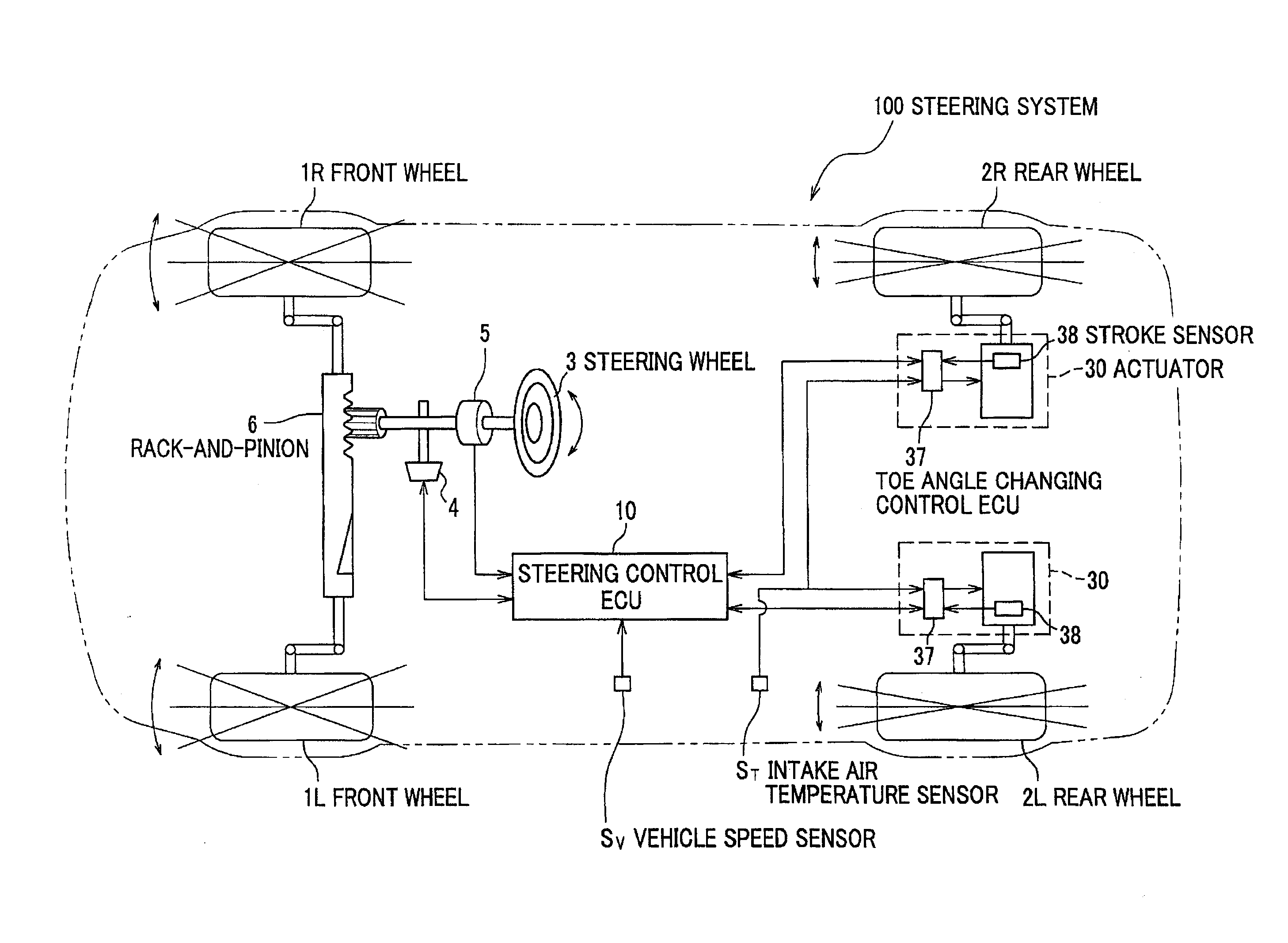 Alignment changing control device