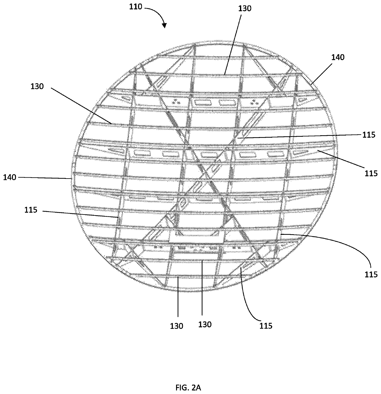 High operational frequency fixed mesh antenna reflector