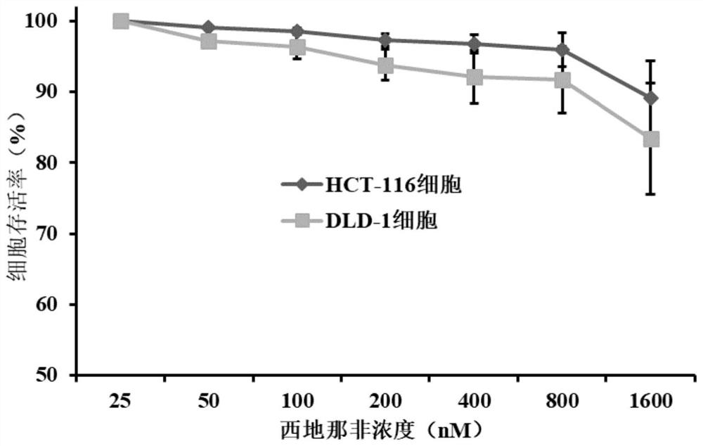 Medicine composition applied to chemotherapy of tumors