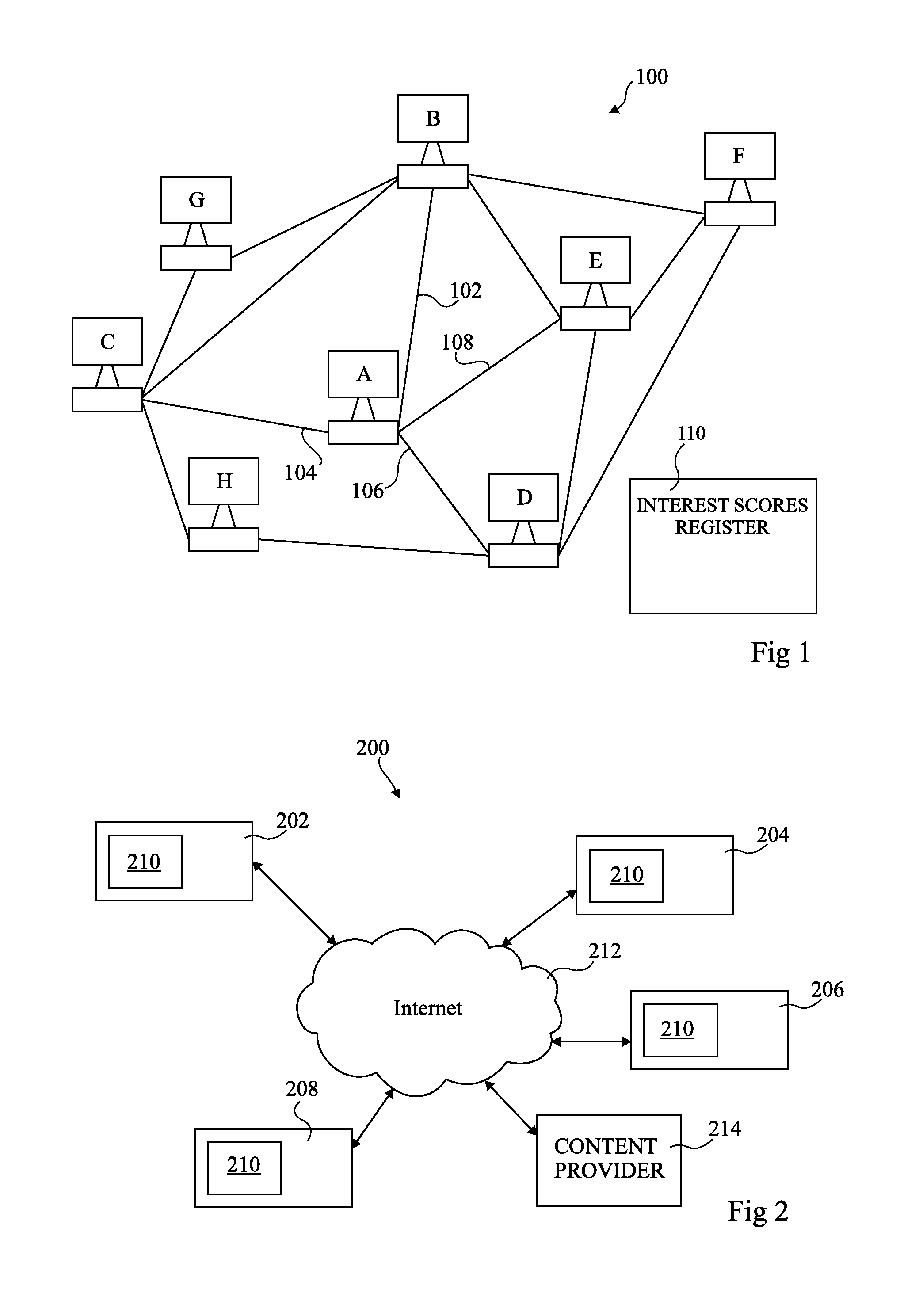 System for transmitting an electronic recommendation