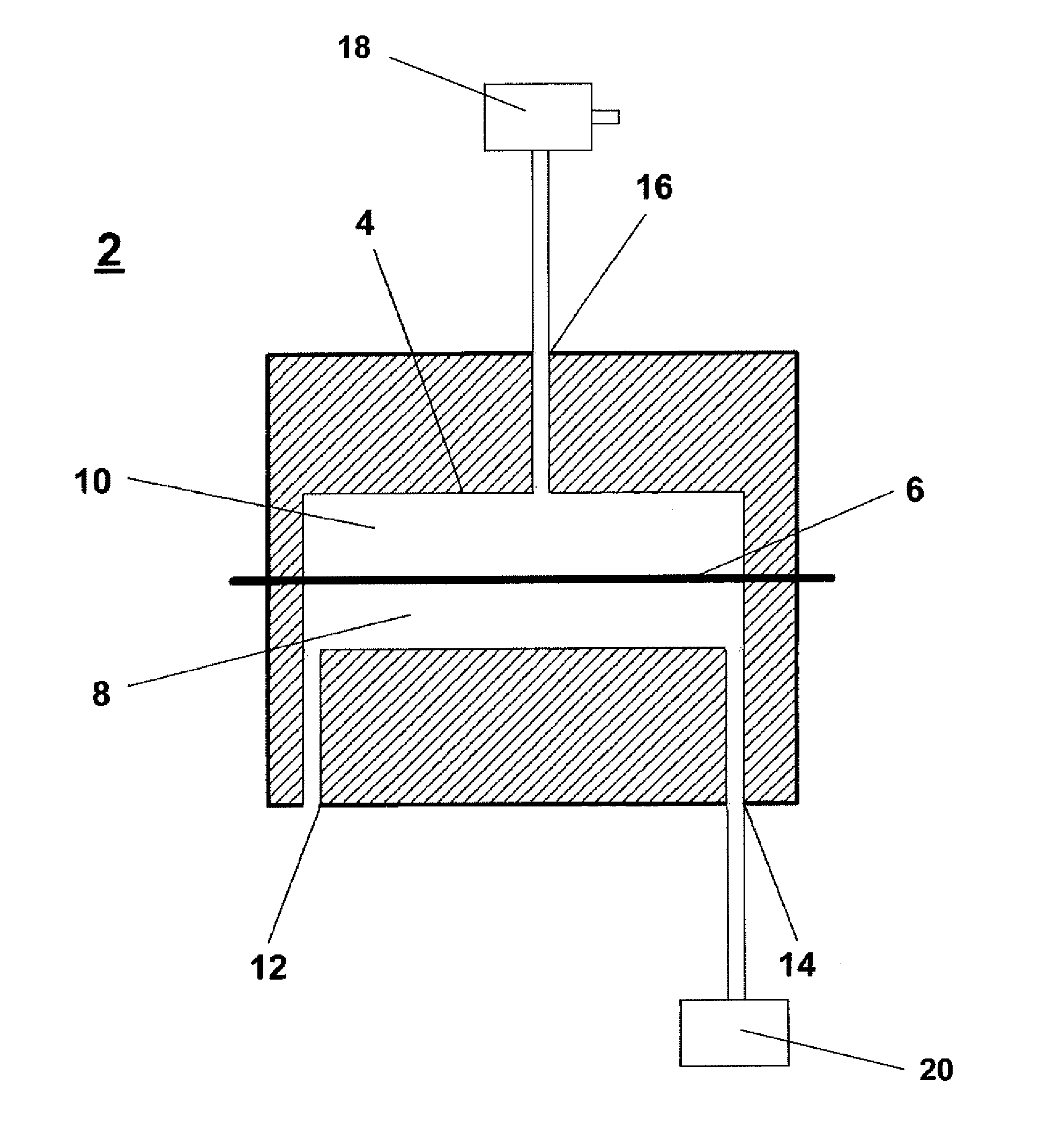 Method and apparatus for changing relative concentrations of gases present within a gaseous sample for mass spectrometry