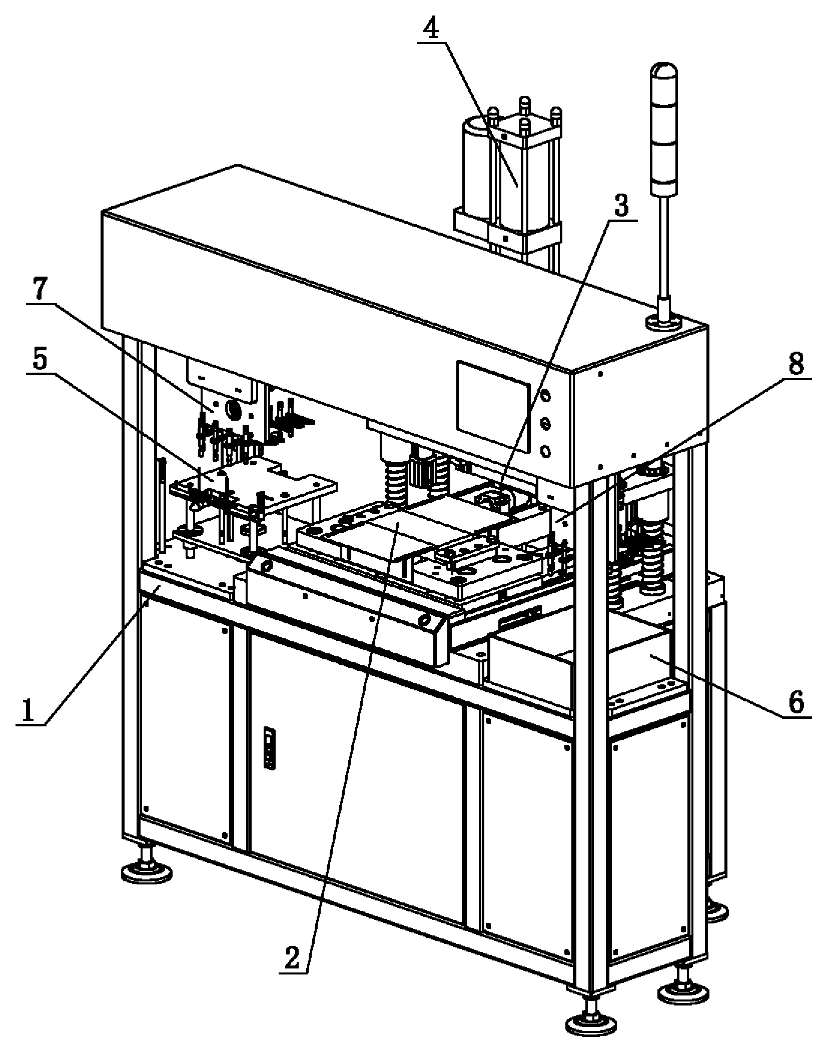 Automatic punch equipment and processing method thereof