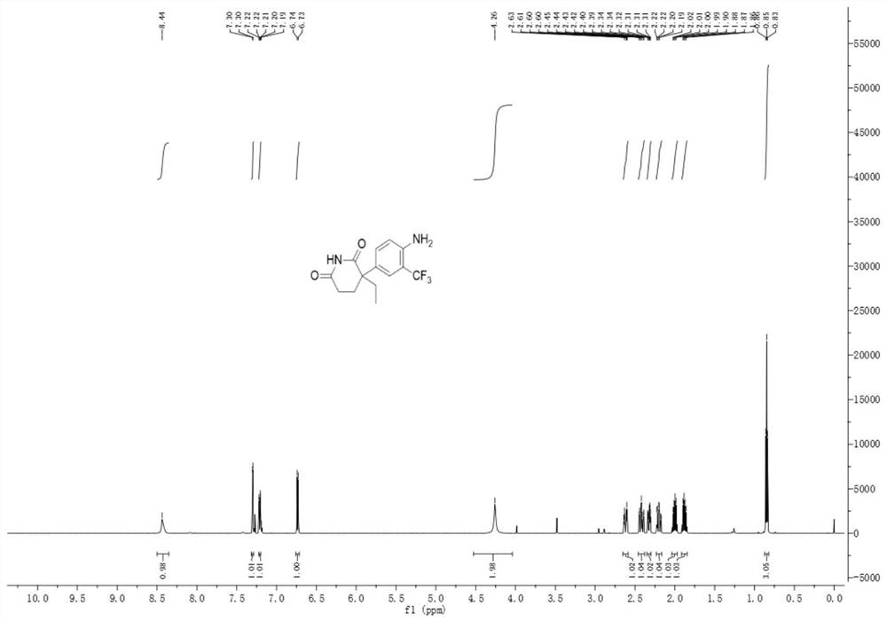 Trifluoromethylated aniline compound and application thereof