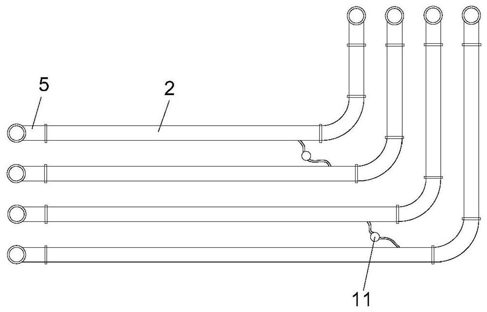 Shallow-layer geothermal heat exchange system in cold region and construction method thereof