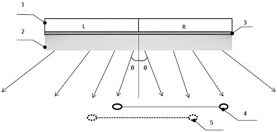 Preparation method of holographic polymer dispersion liquid crystal varied line-space grating