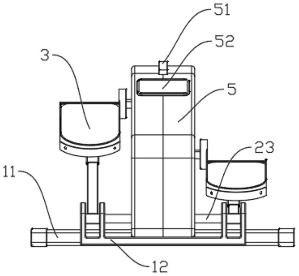 Ankle pump exercise training device