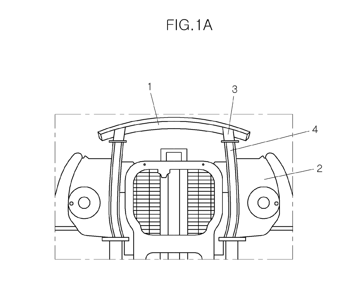 Integrated side member with impact absorbing structure