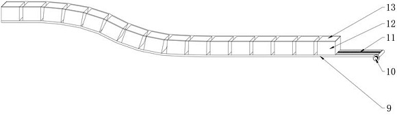 A three-dimensional similar simulation test system and method based on three-dimensional roadway layout