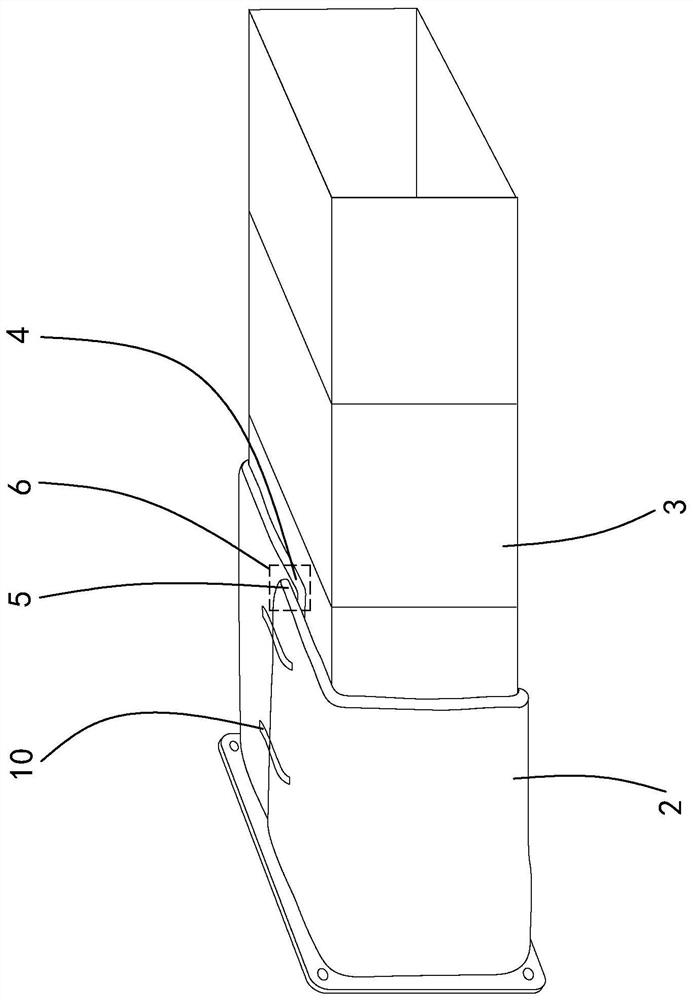 Fireproof coating structure for building pipeline