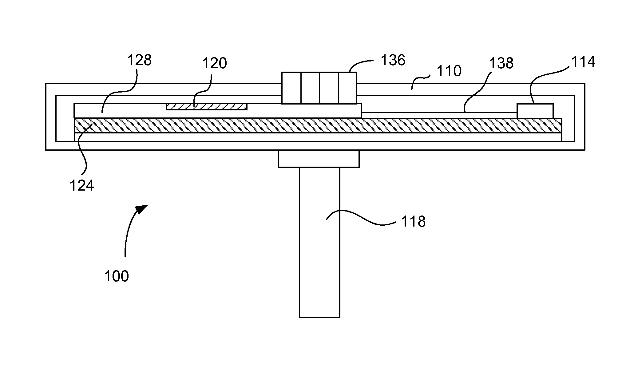 Reactor in deposition device with multi-staged purging structure