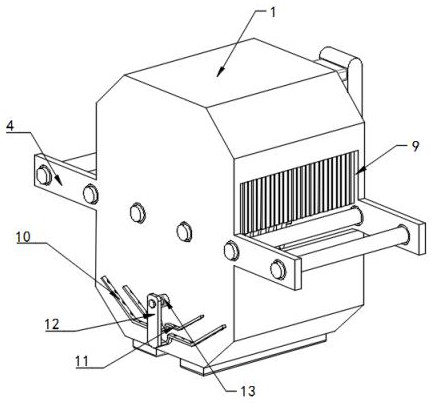 Efficient shot blasting machine driven by electromagnetism