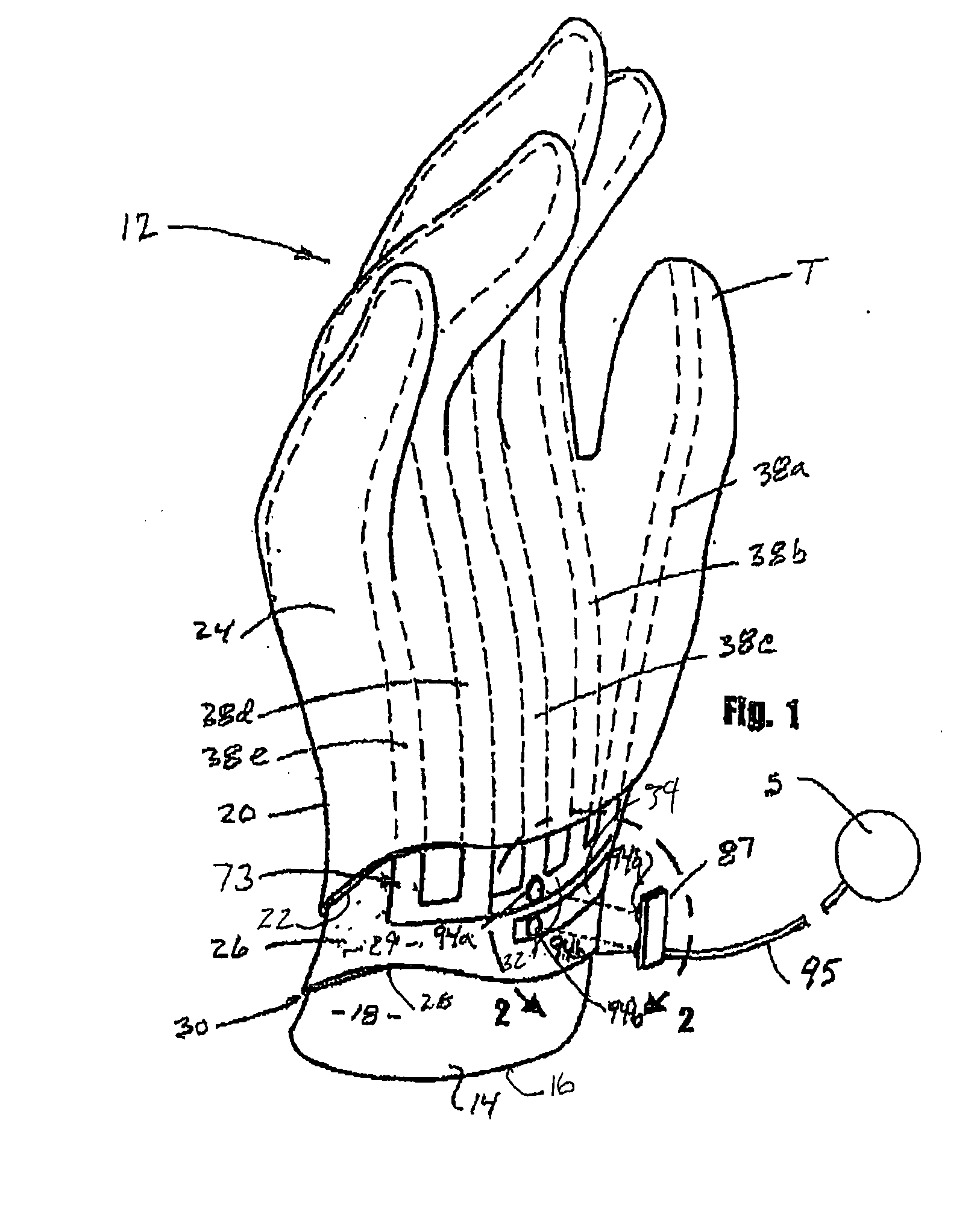 Electrically heated articles of apparel having variable heating characteristics and methods of making same