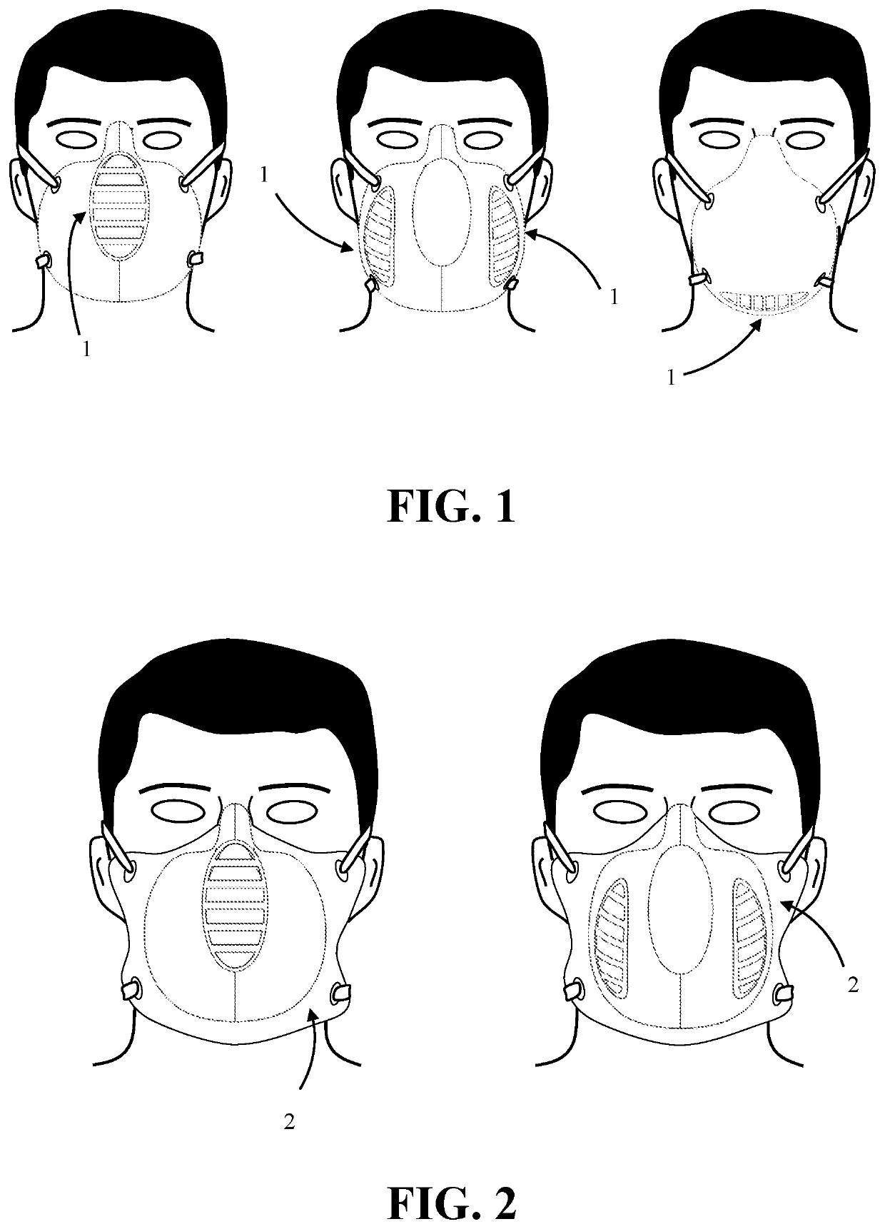 Combination Respirator-Facemask Device