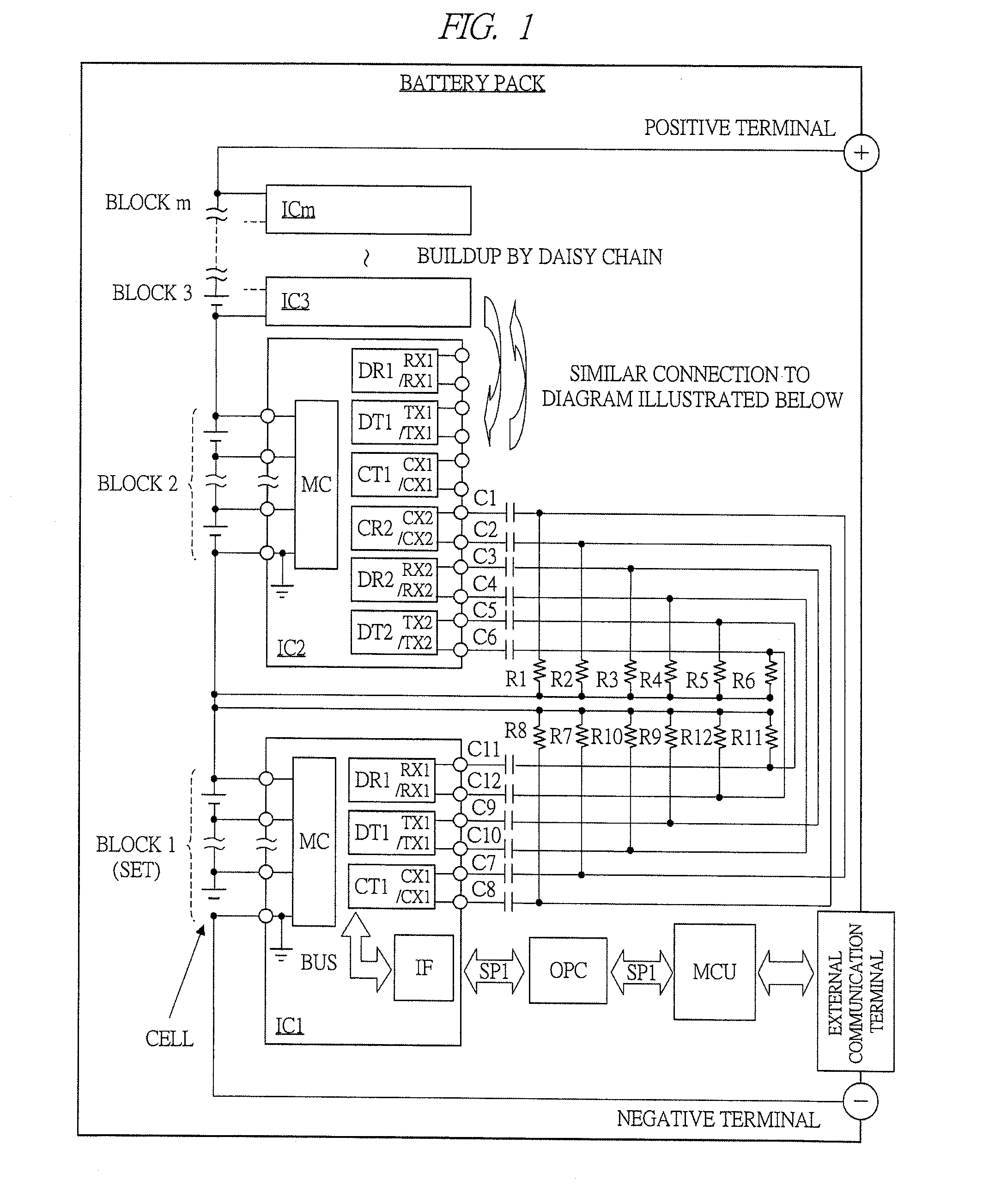 Charging/discharging monitoring device and battery pack
