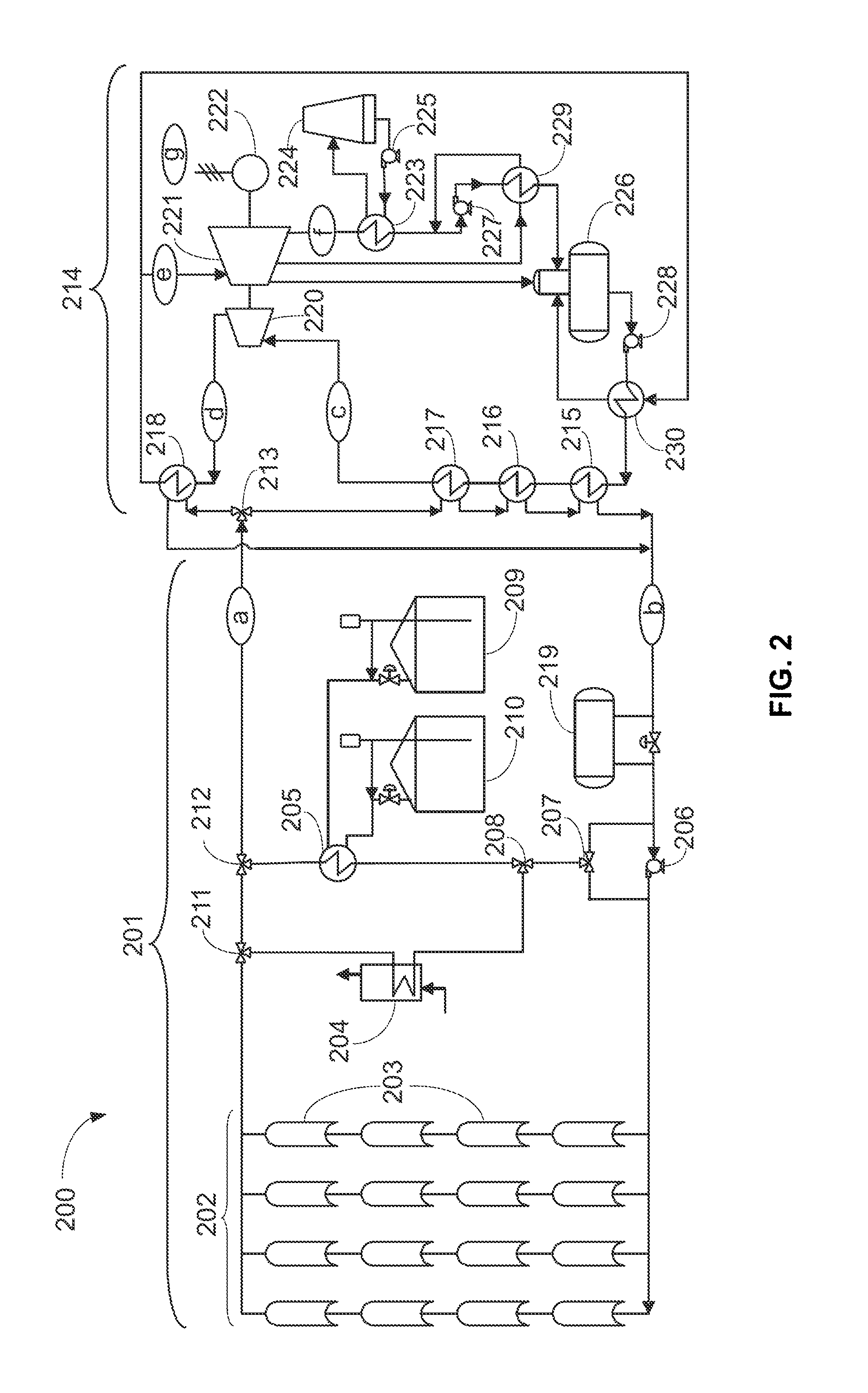 Process for Producing Superheated Steam from a Concentrating Solar Power Plant
