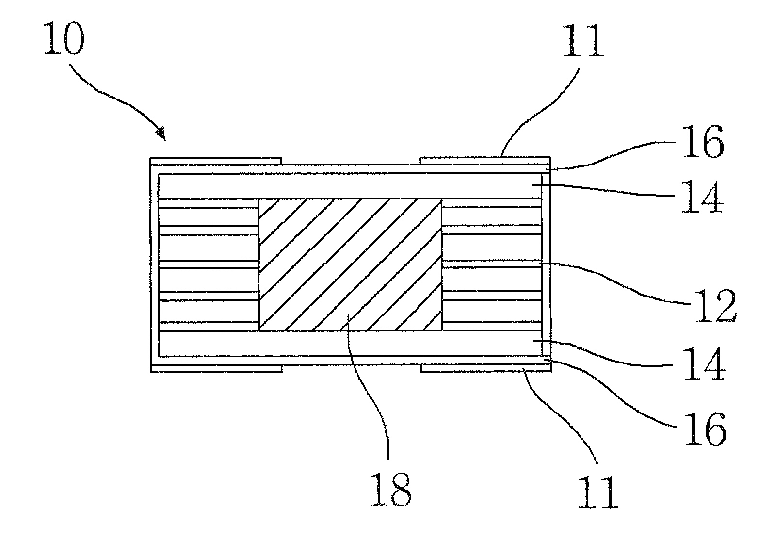 Stacked inductor using magnetic sheets, and method for manufacturing same