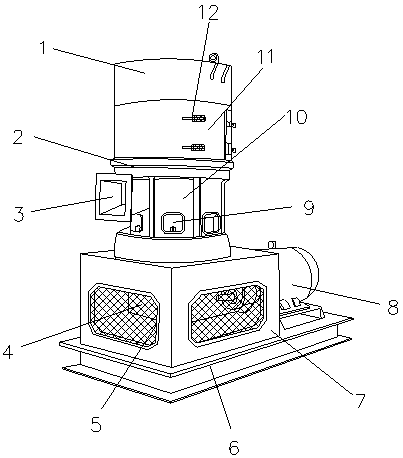 Heat treatment device for wood processing