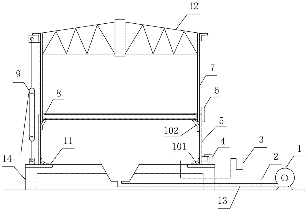 Installation and construction method of large steel silo