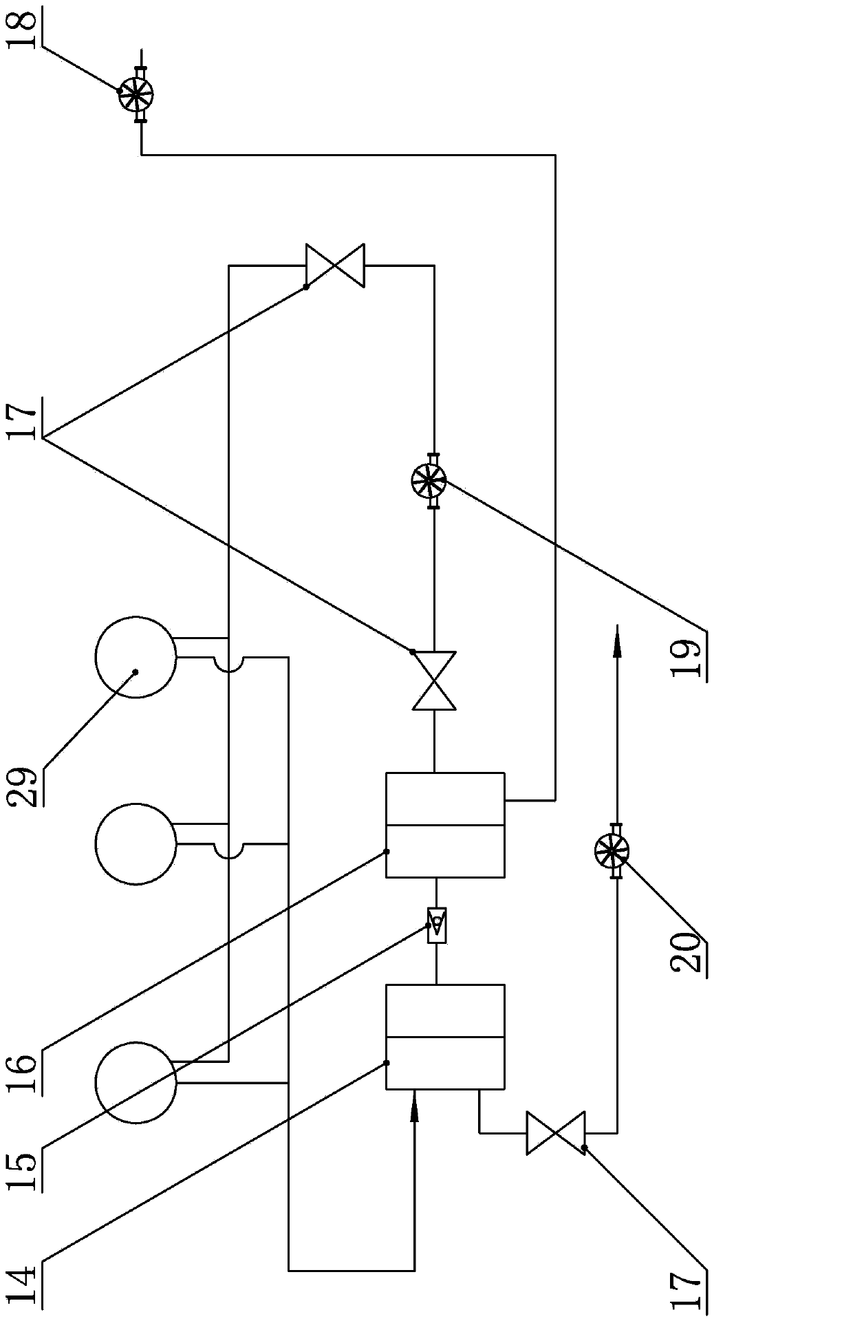 Solar heat collection device and heat collection circulating system with same