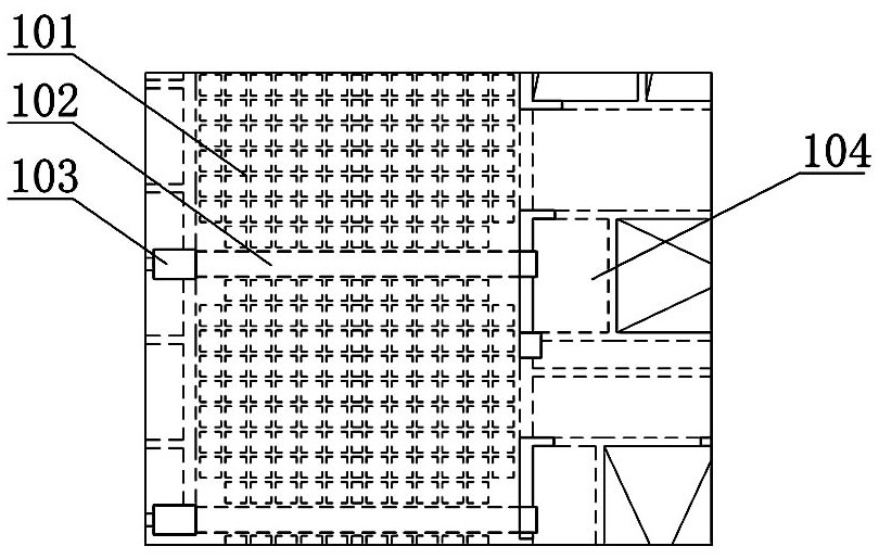 Application of ribbed floors and wide flat beams in frame-core tube structure system