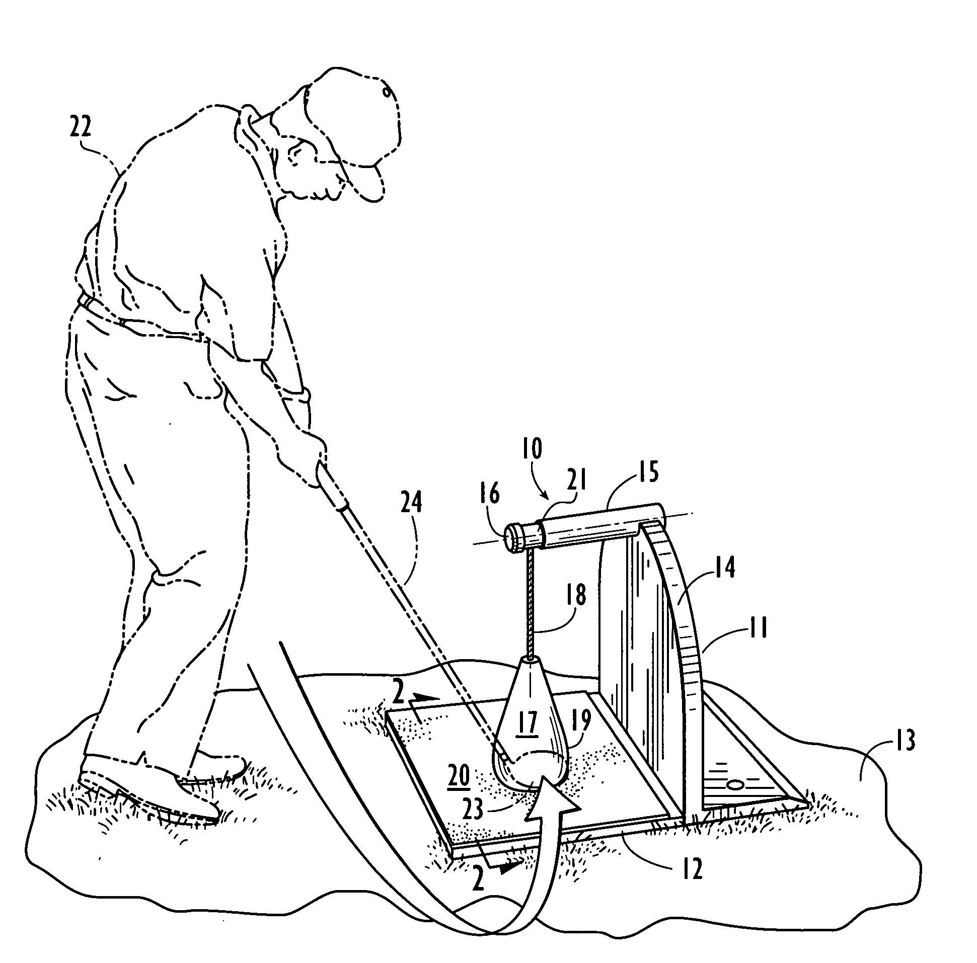 Golf practice and exercise device