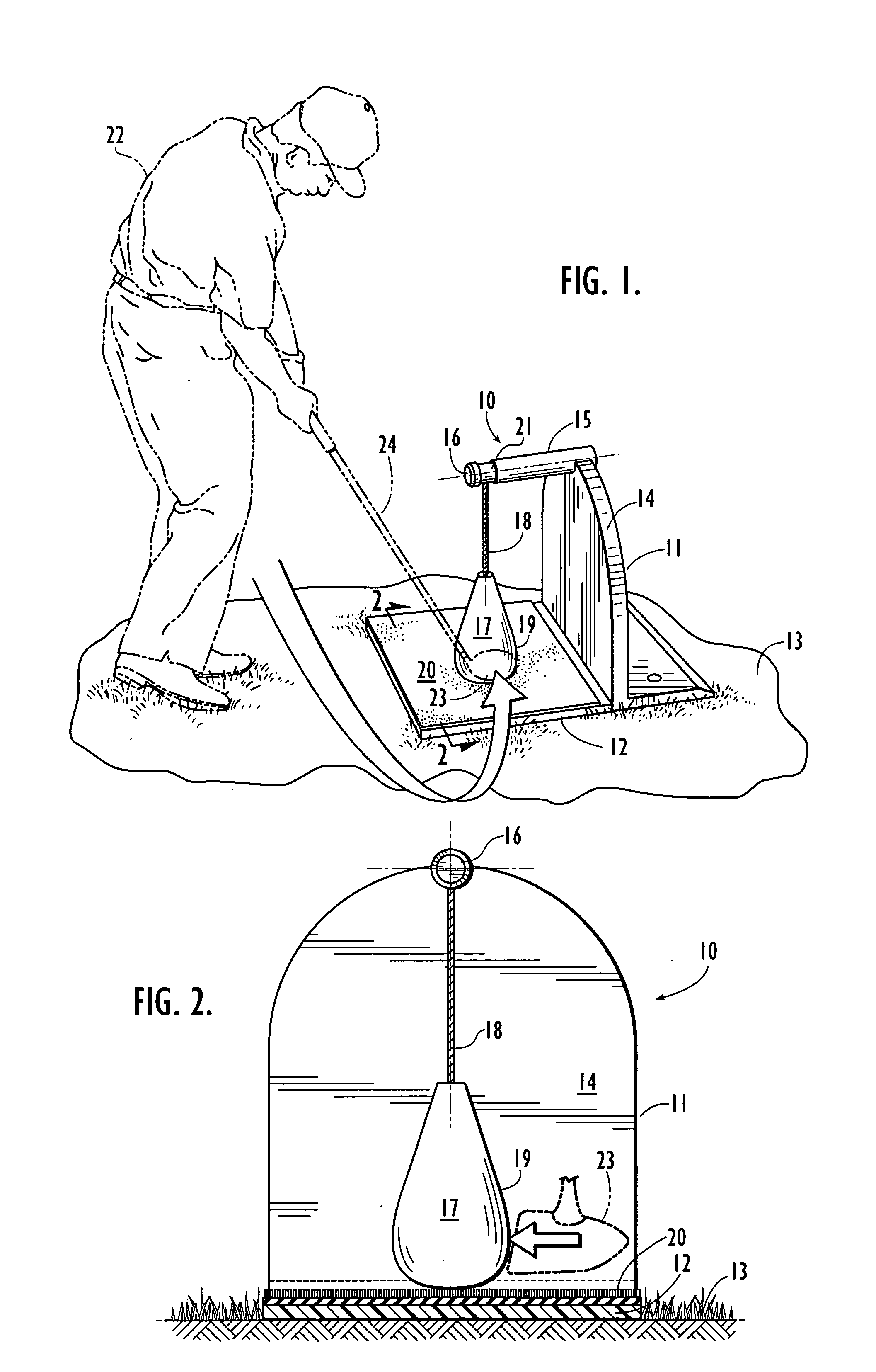 Golf practice and exercise device