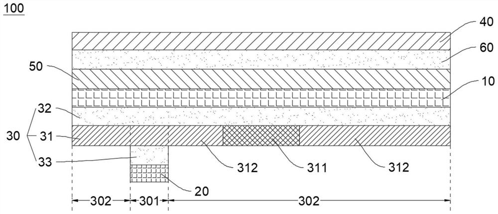 Foldable display module and foldable display equipment