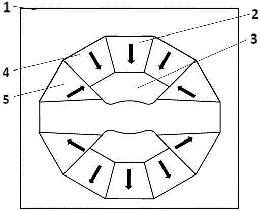 High-field permanent magnet magnetic resonance imaging magnet system for magnetic focusing and curved surface correction