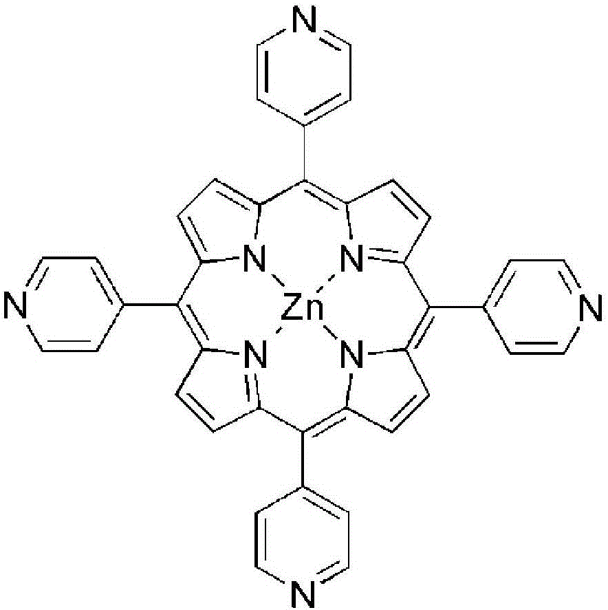 Tetra-(4-pyridyl) zinc porphyrin self-assembly nanocrystallization method
