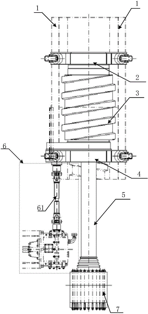 Ship elevator safety mechanism and mounting method thereof