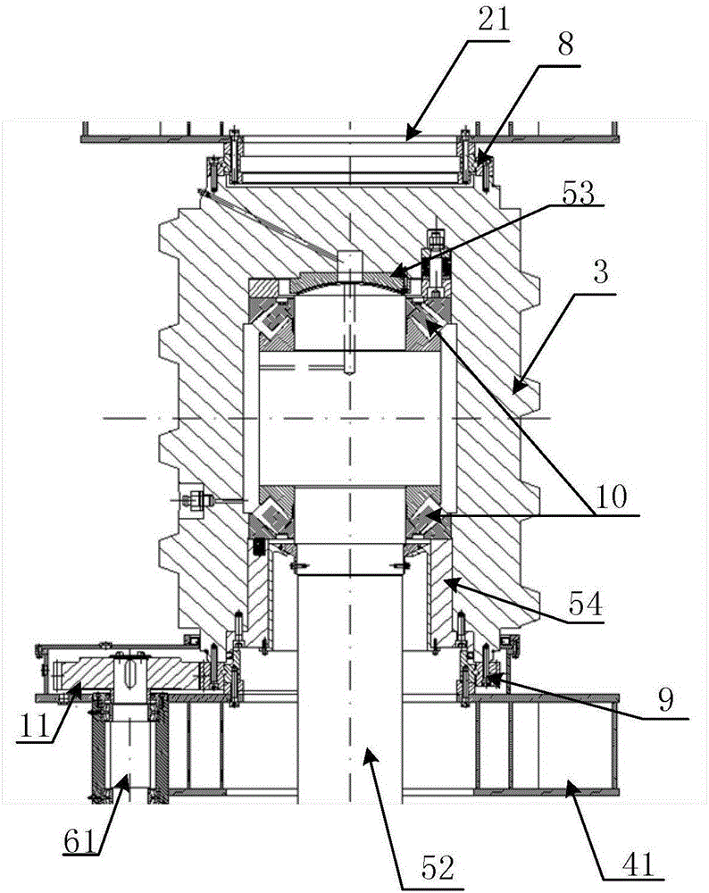 Ship elevator safety mechanism and mounting method thereof