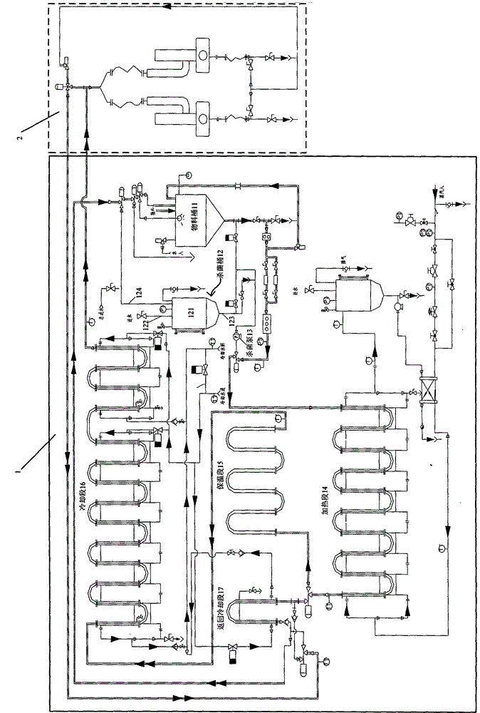 Energy-saving fruit juice and jam sterilizing machine