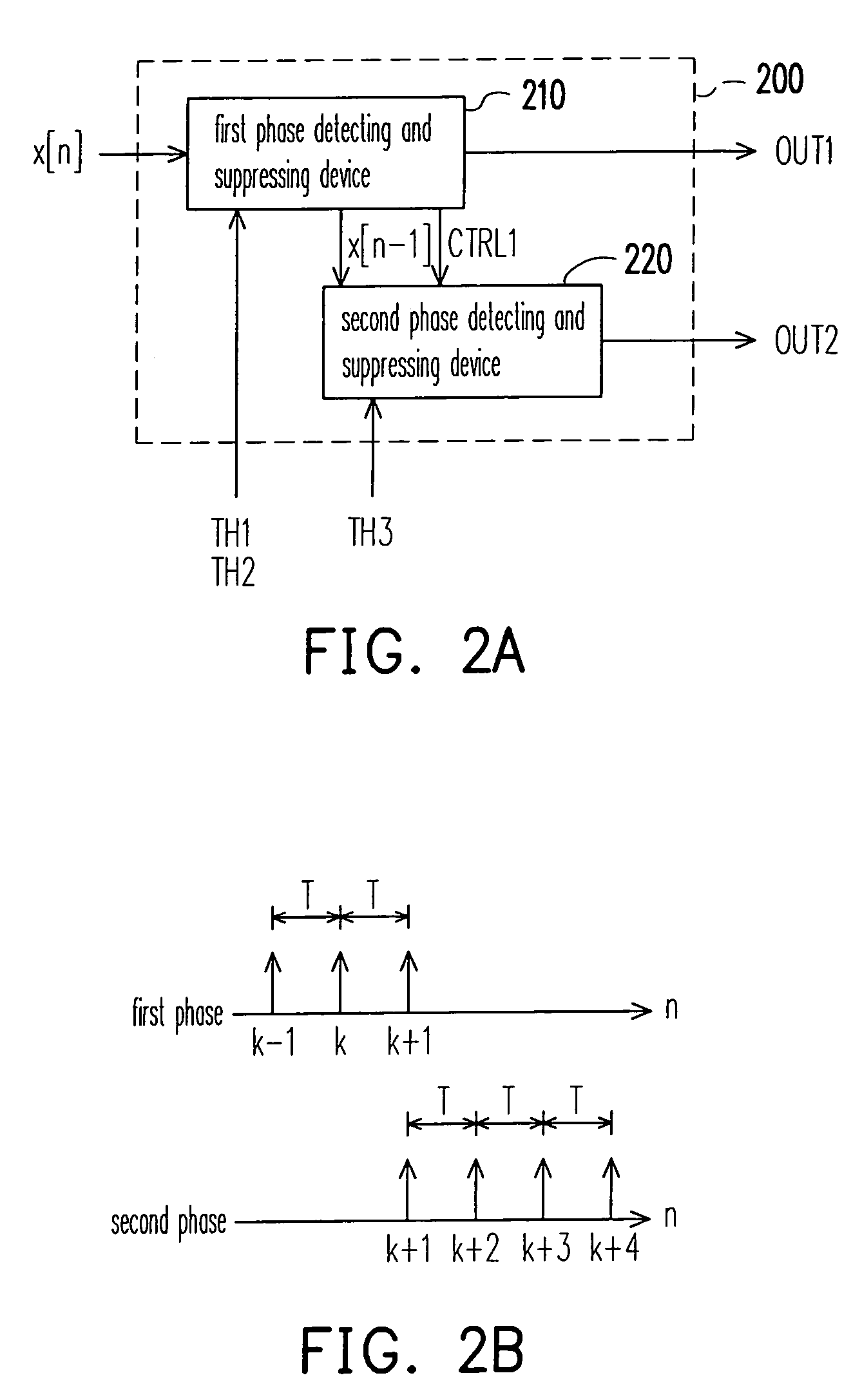 Method for suppressing impulse noise and device thereof