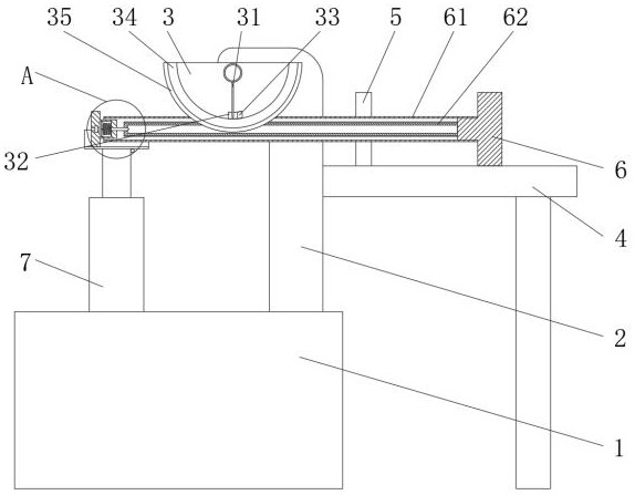 A high-precision cold-drawn seamless steel pipe bending device