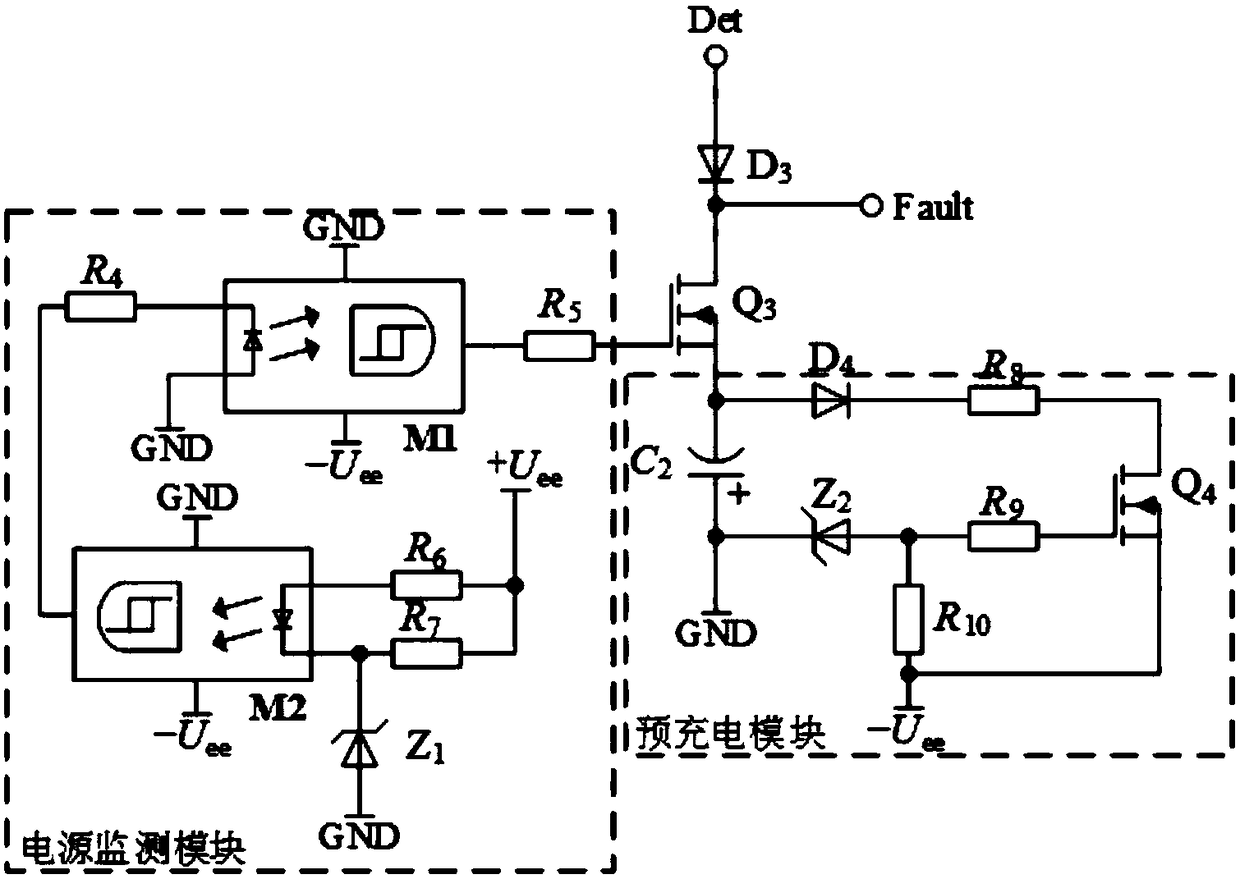 A normally-on sic JFET drive circuit with self-protection function